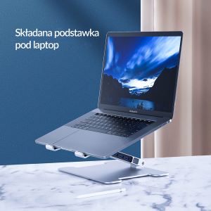 Orico Podstawka pod laptop, hub USB 3.1 4 porty